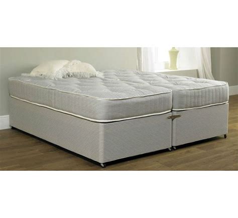 Premiere Contract 6ft Zip Link Bed & 10in Deep Medium Firm Mattresses