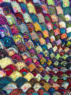 Ravelry: Seashell Scrap Yarn Blanket pattern by Charan Sachar