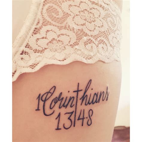 1 corinthians 13 11 tattoo - thewomaninthevan