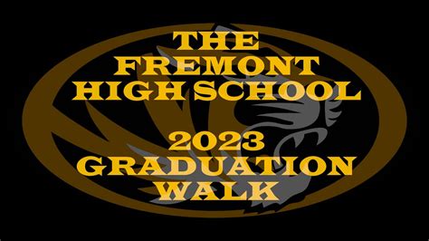 2023 FREMONT HIGH SCHOOL GRADUATION WALK - YouTube