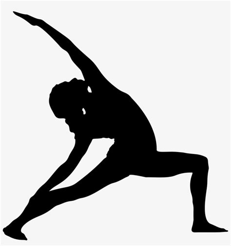 Yoga Silhouette Png Transparent Clip Art Library Library - Yoga Pose ...