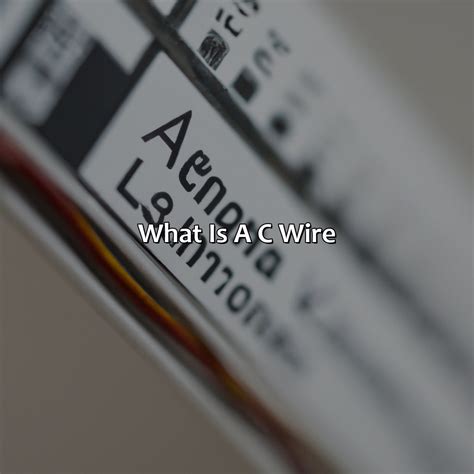 What Color Is C Wire - colorscombo.com