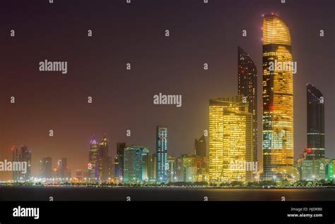 Abu Dhabi Skyline Stock Photo - Alamy