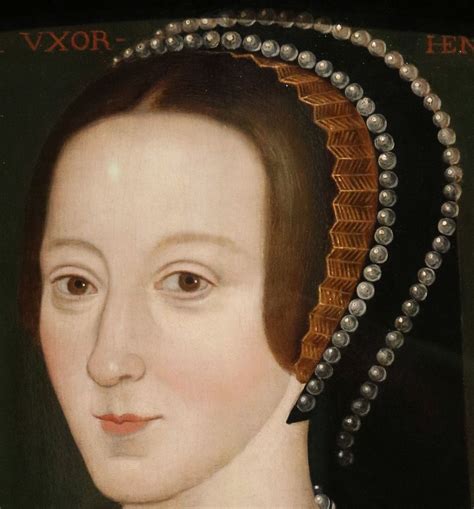 Anne Boleyn by an unknown artist, oil on panel, c1533-1536. National ...