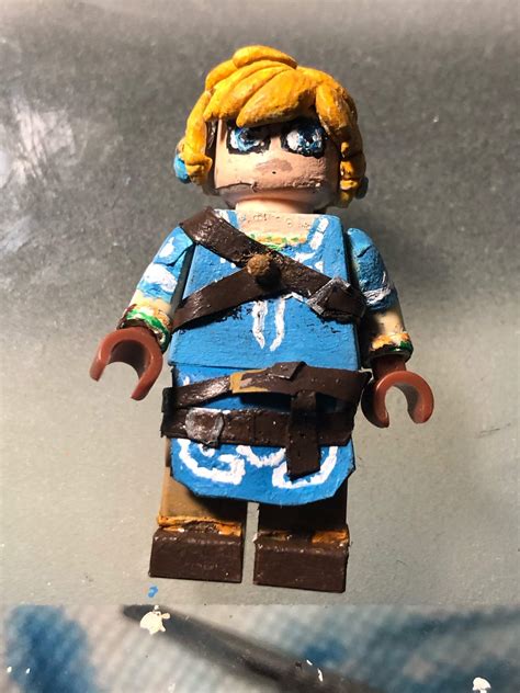 LEGO Link from BotW/SSBU #MTS3 | LEGO Amino