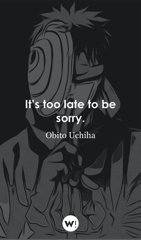 63 Best Obito Uchiha Quotes from Naruto (about life, love and hate)