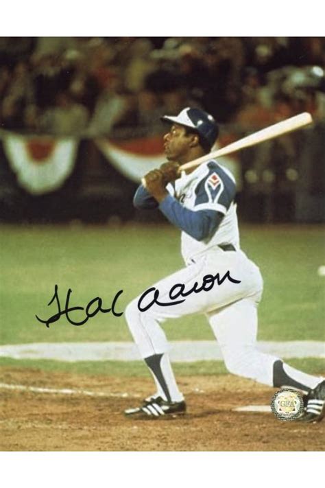 Hank Aaron Signed 8x10 Photo Autographed Auto COA GFA Authenticated