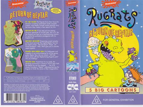 RUGRATS RETURN OF REPTAR VHS PAL VIDEO~ A RARE FIND | eBay