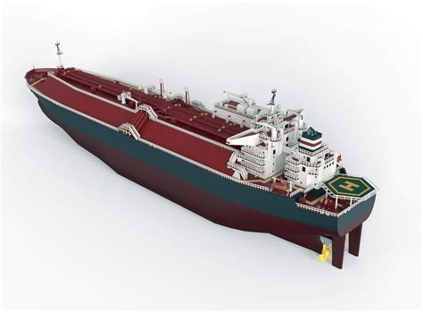 LNG Gas Carrier 4 Colors - 3D Model by IgorYerm