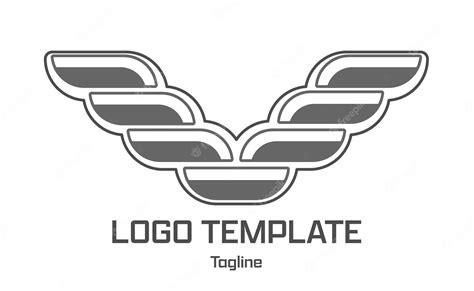 Premium Vector | Logo template for a business company or corporation