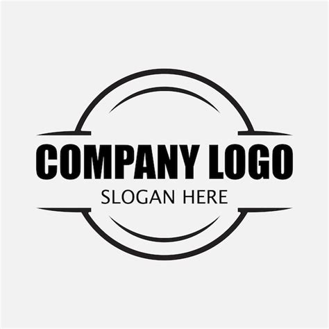 Premium Vector | Label banner logo template black