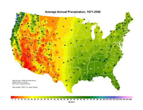 Online Maps: United States Precipitation Map