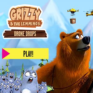 🕹️ Play Free Grizzy & the Lemmings Games for Kids: Free Online Grizzy ...