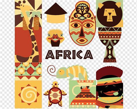 Africa Icon, Africa material, happy Birthday Vector Images, giraffe ...