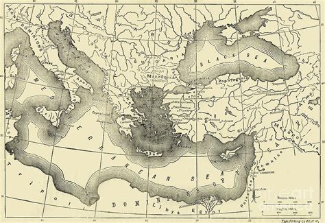 Map Of The Byzantine Empire Drawing by Print Collector | Pixels