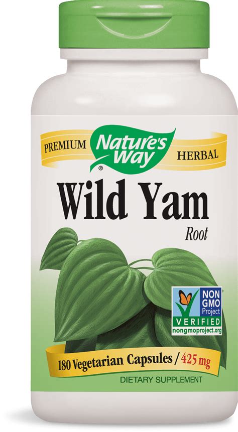 Nature's way wild yam root vegetarian capsules, 180 ct - Walmart.com