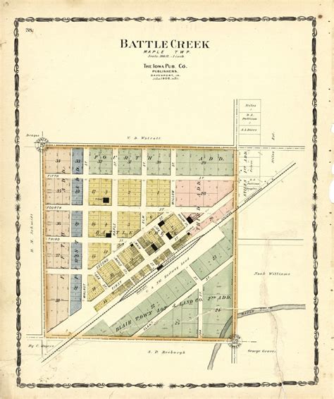 Map of Battle Greek | Library of Congress