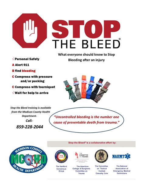 Stop the Bleed | Madison County Public Library