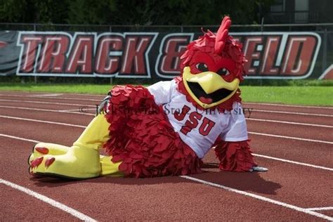 Jacksonville State Gamecocks mascot, Cocky the Gamecock. | College ...