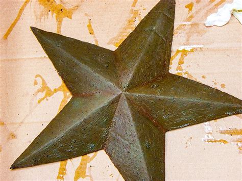 How to Rust Technique for a DIY 3-D Star | Texas star, Diy photo ...