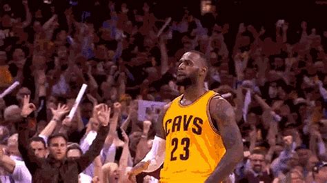 Lebron James Finger Guns GIF by NBA - Find & Share on GIPHY