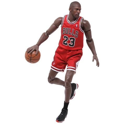 NBA x Enterbay Michael Jordan 1/9 Scale 9 Inch Figure red