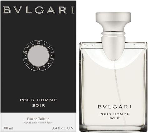 Bvlgari Pour Homme Soir for Men, Eau De Toilette Spray 3.4-Ounce ...