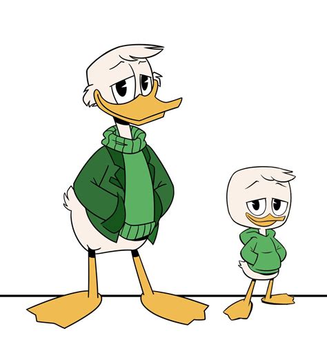 Pictures of grownups Huey, Dewey, Louie and Webby from new DuckTales ...