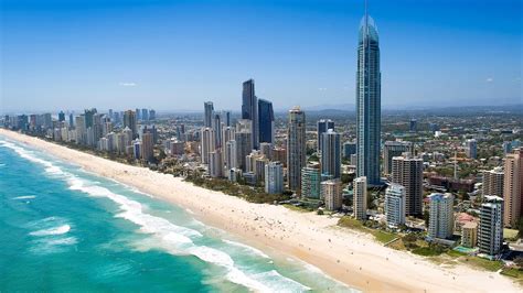 Australia, Queensland, 5k, 4k, skyscrapers, Best Beaches in the World ...