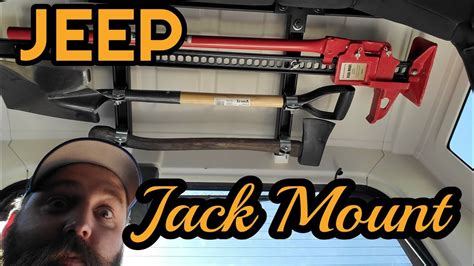 JEEP JACK MOUNT - DIY / How to - Hi-Lift farm jack inside your Jeep ...