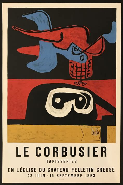 Le Corbusier, Tapisseries, 1963 Lithograph Poster | Denis Bloch Fine Art