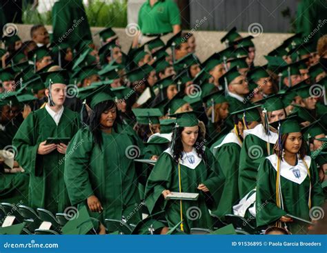 Spring High School Graduation Editorial Image - Image of happiness ...