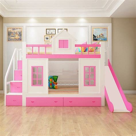 Bunk Bed With Slide | Bunk bed with slide, Wood bunk beds, Bed with slide