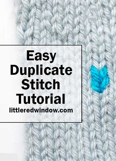 Learn How To Do Duplicate Stitch for Knitting: An Easy Tutorial ...