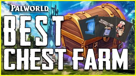 Palworld BEST SECRET CHEST FARM - GET Gun Early and Rare Items - YouTube