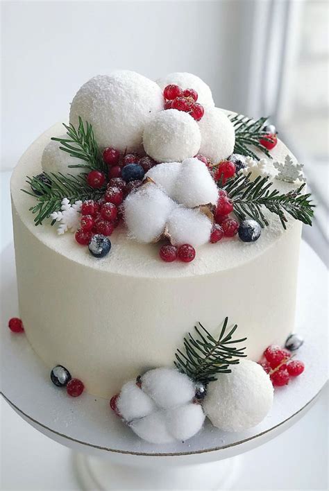 Winter Birthday Cake