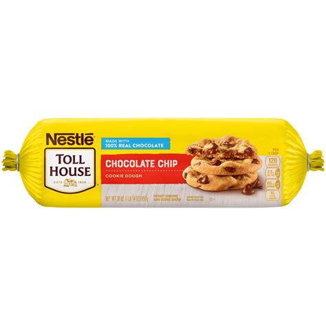 NESTLE TOLL HOUSE Chocolate Chip Cookie Dough 30 oz. Chub - Walmart.com