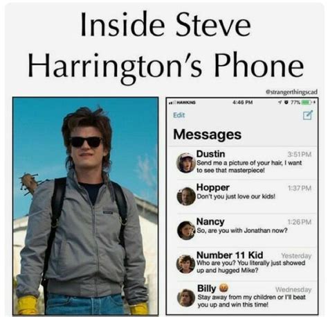 Yhe fact he has Billy's number is saying something #strangerthingsbilly ...