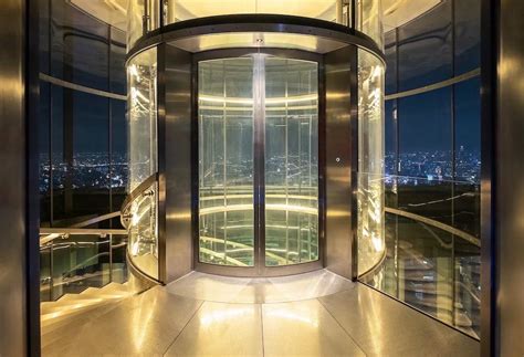 Round Glass Elevator Dimensions