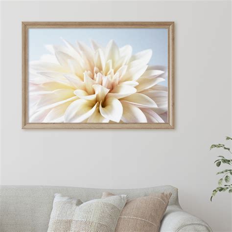 Beautiful Natural Dahlia Photo Printable. Café Au Lait Dahlia | Etsy