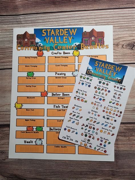 Stardew valley community center bundles checklist