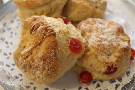 Twelve Scone Recipes—One for Each Month of the Year Cherry Scones ...