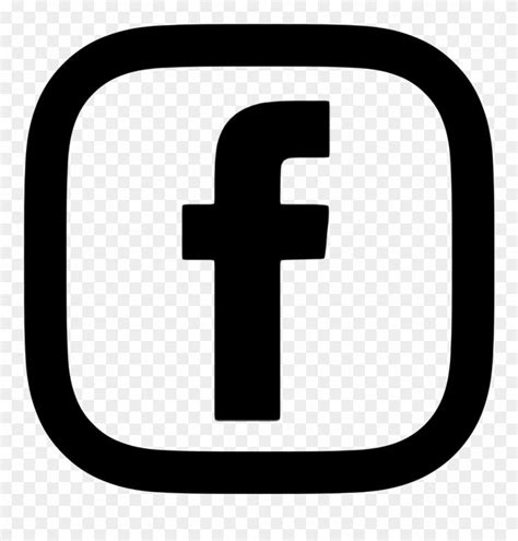 Facebook Logo Red Transparent - Fb Icon White Png Clipart