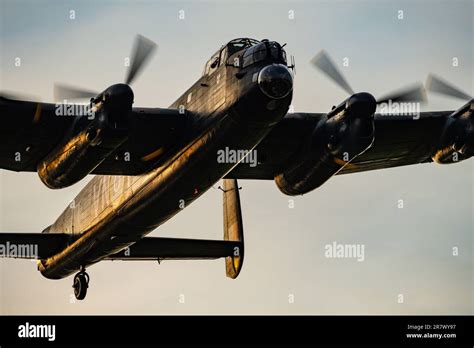 The Battle of Britain Memorial Flight Lancaster returns to RAF ...