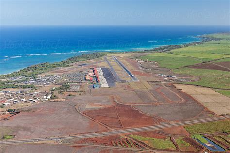 "Aerial View Of Kahului Airport Maui" by Stocksy Contributor "Neal ...