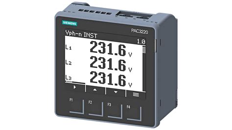 7KM3220-0BA01-1DA0 | Siemens LCD Power Monitoring Device | RS