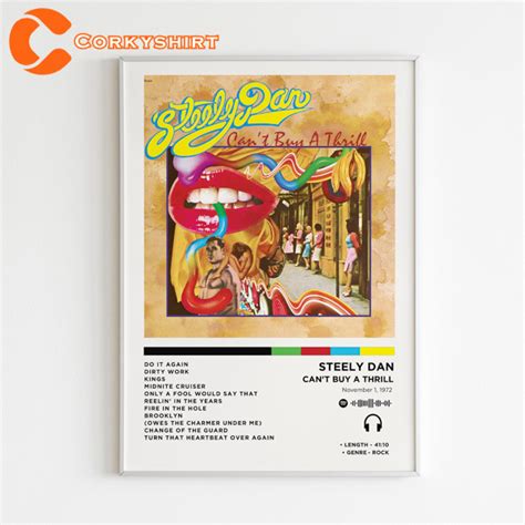 Steely Dan Cant Buy A Thrill Album Cover ABC 70s Poster - Corkyshirt