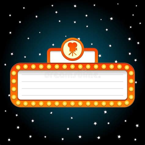 Movie theme background. Movie theatre theme background over starry sky ...