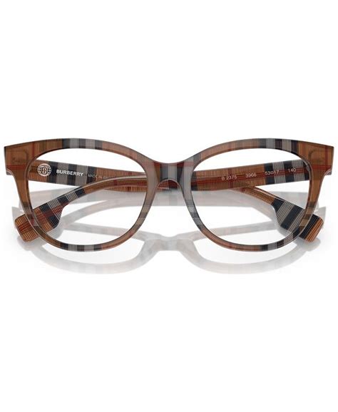 Burberry Women's Cat Eye Eyeglasses, BE2375 51 - Macy's