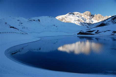 landscape, Lake, Mountain, Snow, Reflection Wallpapers HD / Desktop and ...